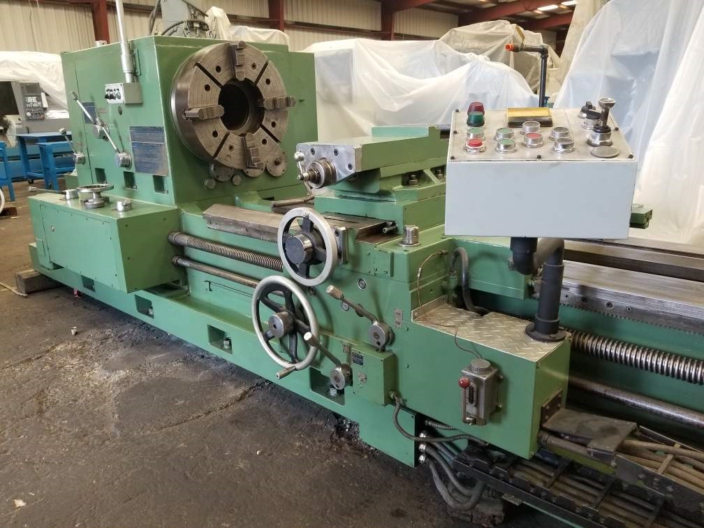 Yuasa hollow spindle lathe